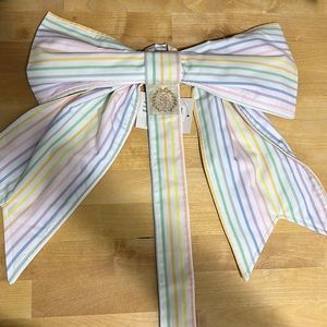 TBBC Bibie Bow Holder, Rainbow Rollerskate Stripe, The Beaufort Bonnet Company